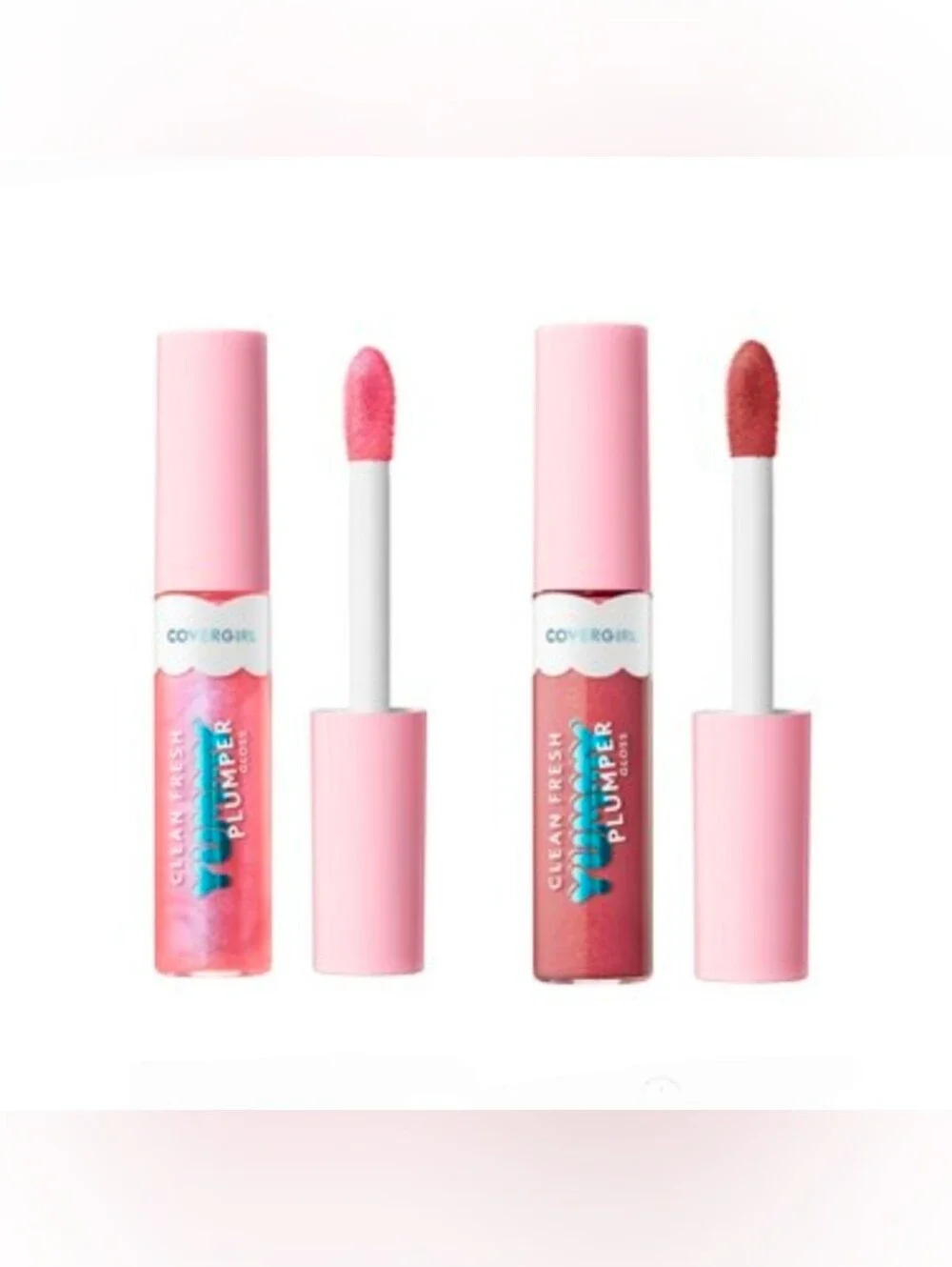 COVERGIRL Plumper Yummy Lip Gloss Duo - Pixie Dust & Encourage-Mint BNIB
